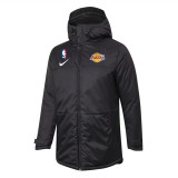 Long Pattern 21-22 Los Angeles Lakers (black) Jcotton-padded clothes Soccer Jacket