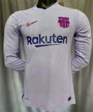 Long sleeve 21-22 FC Barcelona Away Player Version Thailand Quality