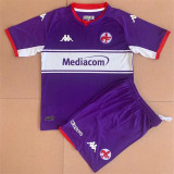 21-22 Fiorentina home Set.Jersey & Short High Quality