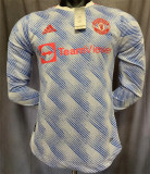 Long sleeve 21-22 Manchester United Away Player Version Thailand Quality