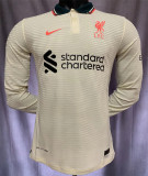 Long sleeve 21-22 Liverpool Away Player Version Thailand Quality