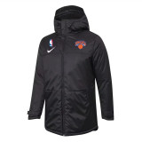 Long Pattern 21-22 New York Knicks (black) Jcotton-padded clothes Soccer Jacket