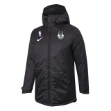 Long Pattern 21-22 Milwaukee Bucks (black) Jcotton-padded clothes Soccer Jacket