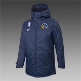 Long Pattern 21-22 Golden State Warriors (blue) Jcotton-padded clothes Soccer Jacket