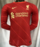 Long sleeve 21-22 Liverpool home Player Version Thailand Quality