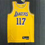 Los Angeles Lakers  75周年 湖人队 黄色 X-BOX 联名款 117号