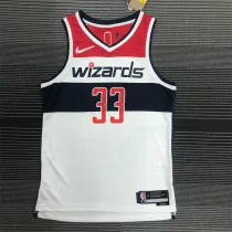 Washington Wizards  75周年 奇才队 白色 33号 库兹马