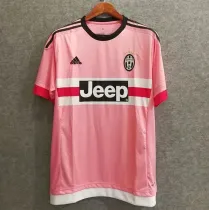 15-16 Juventus Away pink Retro Jersey Thailand Quality
