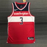 Washington Wizards  75周年 奇才队 红色 3号 比尔