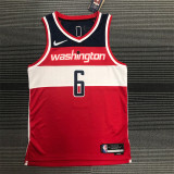 Washington Wizards 75周年 奇才队 红色 6号 哈雷尔