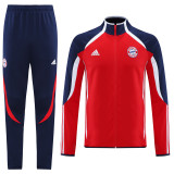 21-22 Bayern München (Red) Jacket Sweater tracksuit set