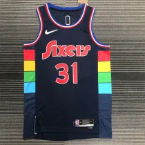 Philadelphia 76ers 22赛季 76人队 城市版 31号 库里