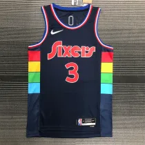 Philadelphia 76ers  22赛季 76人队 城市版 3号 艾佛森