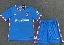 21-22 Atletico Madrid Third Away Set.Jersey & Short High Quality
