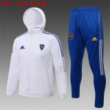 21-22 CA Boca Juniors (White) Windbreaker Soccer Jacket Training Suit