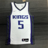 Sacramento Kings  75周年 国王队 白色 5号 福克斯