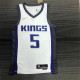 Sacramento Kings  75周年 国王队 白色 5号 福克斯