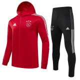 21-22 Ajax (Red) Jacket and cap set training suit Thailand Qualit