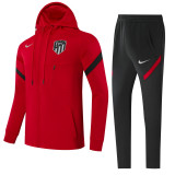 Young 20-21 Atletico Madrid (Red) Hoodie Sweater tracksuit set