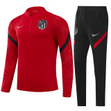 Young 21-22 Atletico Madrid (Red) Sweater tracksuit set