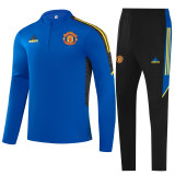 Young 21-22 Manchester United (blue) Sweater tracksuit set