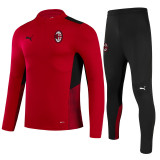 Young 21-22 AC Milan (Red) Sweater tracksuit set