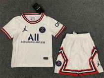 Kids kit 21-22 Paris Saint-Germain Fourth Away Thailand Quality