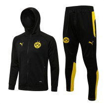 21-22 Borussia Dortmund (black) Jacket and cap set training suit Thailand Qualit