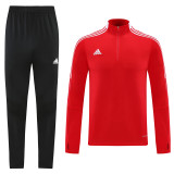 21-22 Adidas (Red) Adult Sweater tracksuit set