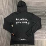 Brooklyn Nets Jacket 球员版 GI 篮网队 涂鸦 出场服外套