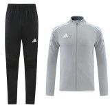 21-22 Adidas (grey) Jacket Adult Sweater tracksuit set