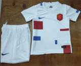 Kids kit 2022 Netherlands Away Thailand Quality