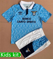 Kids kit 90-91 Lazio (Retro Jersey) Thailand Quality