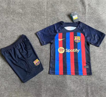 Kids kit 22-23 FC Barcelona home Thailand Quality