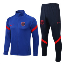 22-23 Atletico Madrid (bright blue) Jacket Adult Sweater tracksuit set