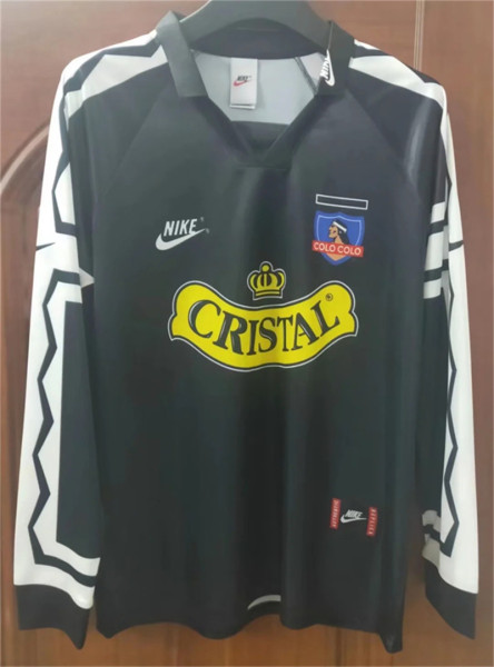 1995 Social y Deportivo Colo-Colo Away (Long sleeve) Retro Jersey Thailand Quality