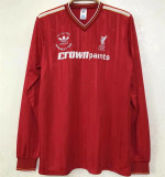 1985-1986 Liverpool home (Long sleeve) Retro Jersey Thailand Quality