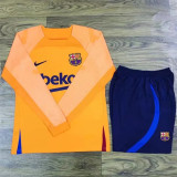 Long sleeve 22-23 FC Barcelona (Training clothes) Set.Jersey & Short High Quality