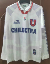 Long sleeve 1996 Universidad de Chile Away Retro Jersey Thailand Quality
