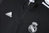 22-23 Real Madrid (black) Adult Sweater tracksuit set