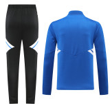 22-23 Adidas (bright blue) Adult Sweater tracksuit set
