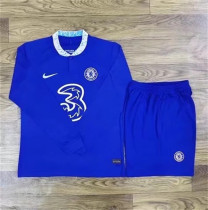 Long sleeve 22-23 Chelsea home Set.Jersey & Short High Quality