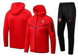 2022 Portugal (Red) Jacket and cap set training suit Thailand Qualit