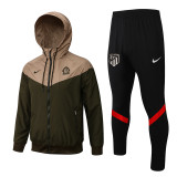 22-23 Atletico Madrid (green) Windbreaker Soccer Jacket  Training Suit