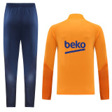 22-23 Barcelona (Orange) Adult Sweater tracksuit set Training Suit