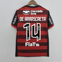 All sponsors 22-23 Flamengo Away Fans Version Thailand Quality