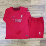 Long sleeve 22-23 Liverpool home Set.Jersey & Short High Quality