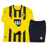 Long sleeve 22-23 Borussia Dortmund home Set.Jersey & Short High Quality