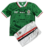 1998 Mexico home (Retro Jersey) Set.Jersey & Short High Quality