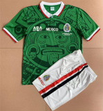 1998 Mexico home (Retro Jersey) Set.Jersey & Short High Quality